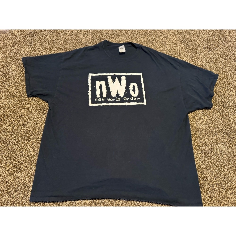 nWo New World Order Shirt 3XL Black Gildan WWE WCW Wrestling Vintage Style Tee